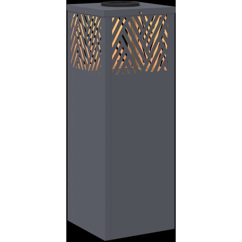  Solarna LED svjetlost za stazu Riblja kost 2 pcs Antracit Slike