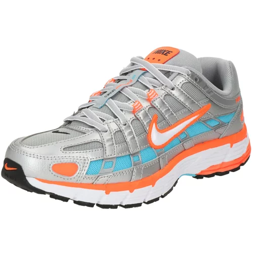 Nike Sportswear Niske tenisice 'P-6000' plava / narančasta / srebro