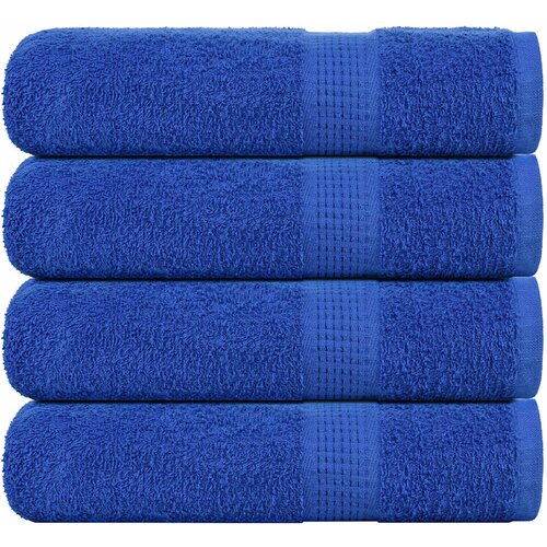 vidaXL Brisače za tuširanje 4 kos modra 70x140 cm 360 g/m² 100% bombaž Cene