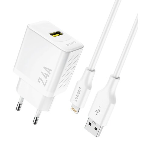Dudao PD 2.4A GAN POLNILEC ZA IPHONE XS MAX 11 12 13 14 Z LIGHTNING KABLOM, (5000306002) Cene