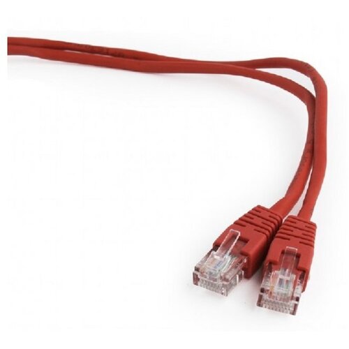 Gembird UTP kabl CAT 5e sa konektorima, 0.25m, crveni (PP12-0.25M/R) Slike