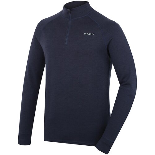 Husky Men's merino sweatshirt Aron Zip M dk. Blue Cene