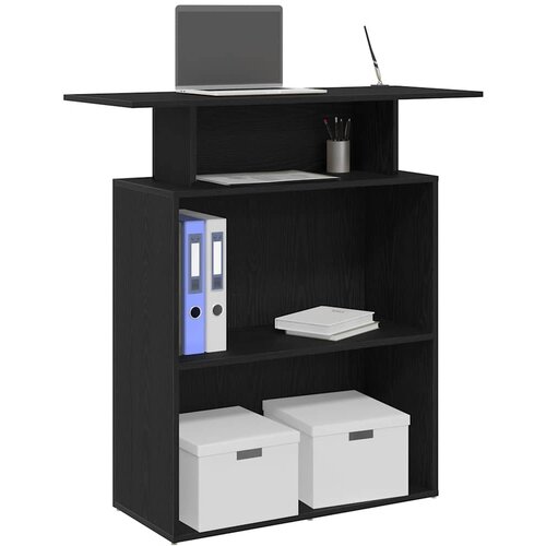 vidaXL Recepcijski stol crni 100x40x104 cm izrađeno drvo Cijene