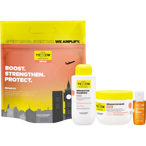 Yellow Professional Nutritive Set poklon set za o&amp;scaron;tećenu kosu Slike