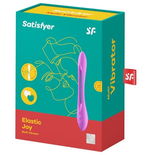 Joy vibrator za parove - Elastic Joy, ljubičasti Slike
