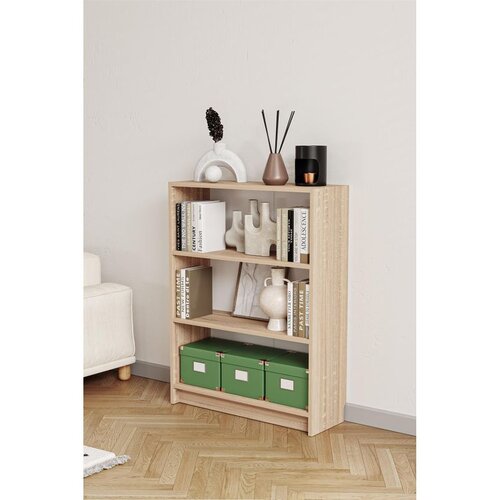 Hanah home polica za knjige Bili3 80, 80 cm, hrast Sonoma Cene