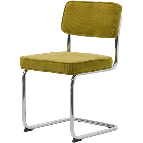 Unique Furniture Zelen jedilni stol iz rebrastega žameta Rupert – Cene