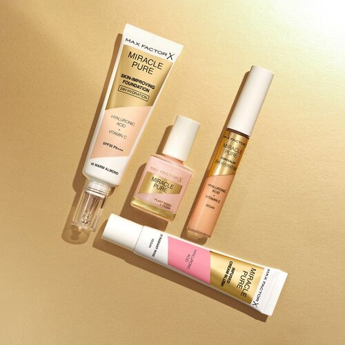 Max Factor Miracle Pure Skin-Improving Foundation SPF30 hranilna tekoča podlaga 30 ml odtenek 40 Light Ivory Slike