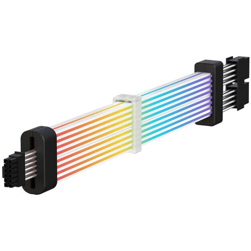 Ryze Produžni napojni kabl za grafičku karticu ARGB 16-pin, 12VHPWR, Crni Slike