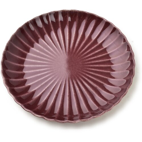 Mondex Krožnik porcelan Evie Burgundy 27,5x4 bordo 1kos, (5000301953) Slike