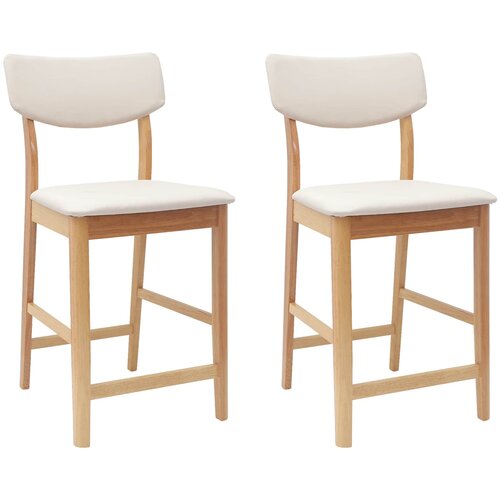  Trpezarijske stolice 2 pcs Prirodna 48 x 49 x 95 cm Slike