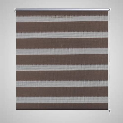vidaXL Rolo smeđe zavjese sa zebrastim linijama 120 x 175 cm Cijene
