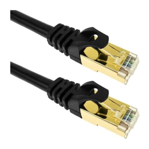 E-green Kabl SFTP Patch Cat7 2m crni Slike
