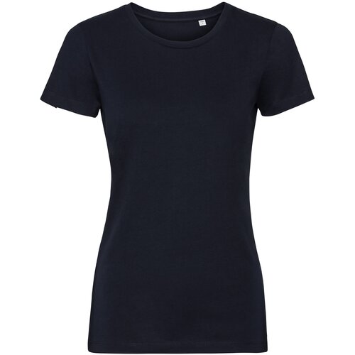 RUSSELL Navy Women's T-shirt Pure Organic Cene