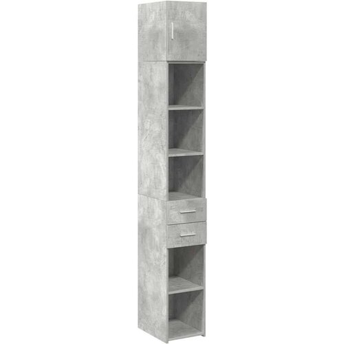 vidaXL Uski ormarić za pohranu sivi 30x42,5x225 cm konstruirano drvo Cijene