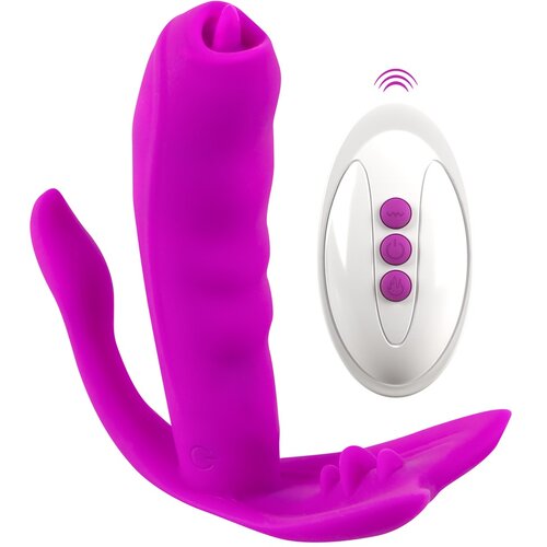 Javida Licking Panty Vibe with Remote Purple Slike