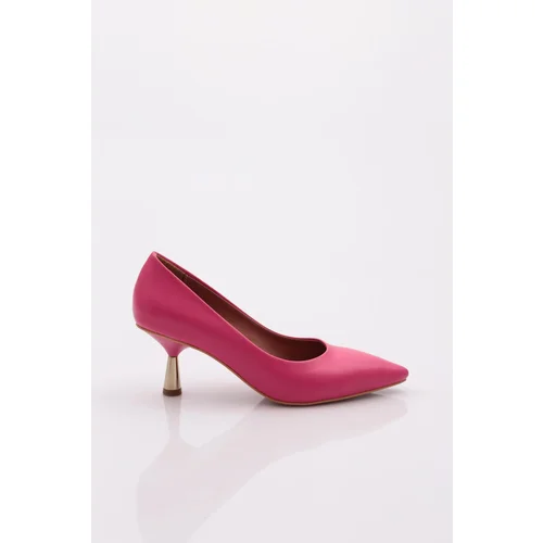 DGN Women's 340-22yrs Pointed Toe Shoes with Low-Cut Cutout Heels.