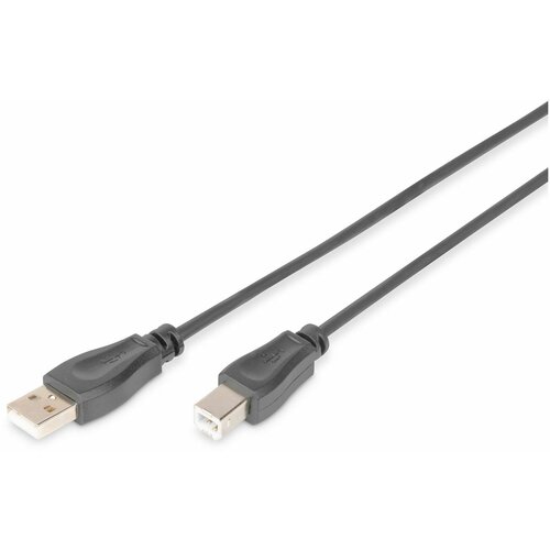 Digitus Kabel USB A-B 0,5m dvojno oklopljen črn AK-300105-005-S Cene