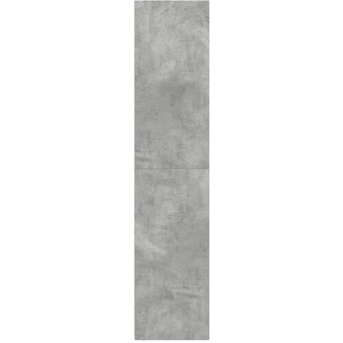  Visoka komoda siva boja betona 40x41x185 cm konstruirano drvo Slike