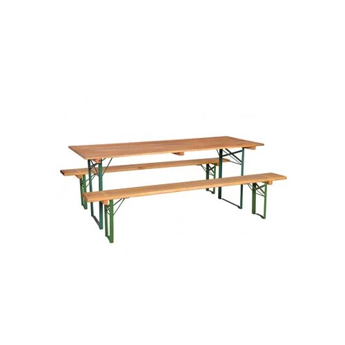 Stout baštenski pivski set sto i 2 klupe 200 x 70 Cene