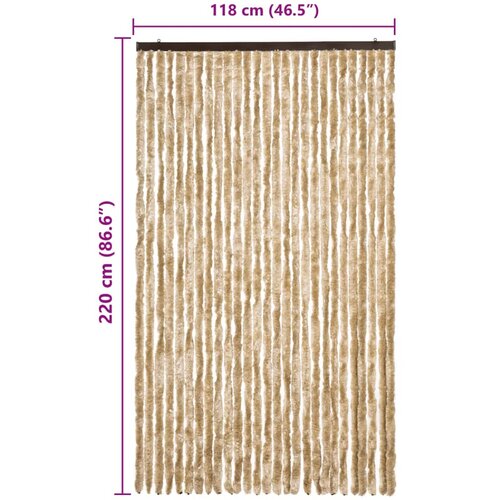  Zastor protiv insekata bež 118 x 220 cm &amp;scaron;enil Slike