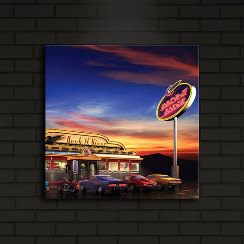 Wallity Zidna slika sa LED osvjetljenjem 4040IACT-24, 40x40 cm Cijene