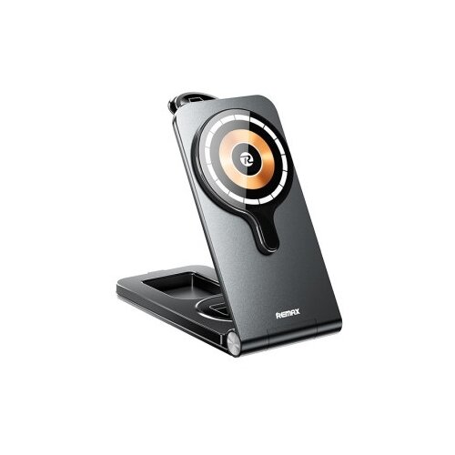 Remax RP-W3 -3 in 1 Foldable Aluminum Alloy Holder wireless charger Slike