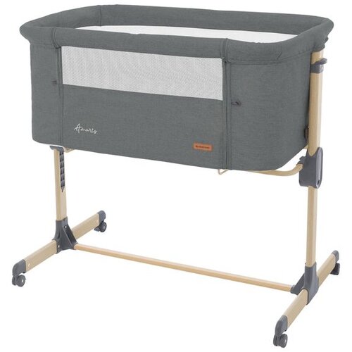 Kikka Boo Kolevka Amaris wood dekor Dark Grey Cene