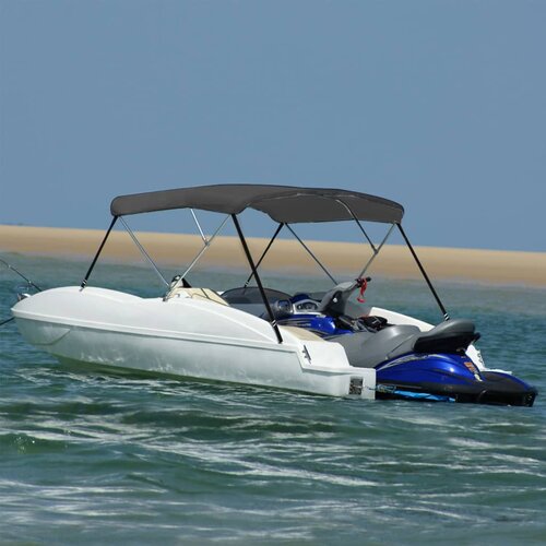vidaXL Bimini tenda s 3 loki antracitna 183x196x137 cm Cene