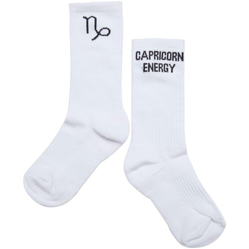 DEF Capricorn white zodiac socks Slike
