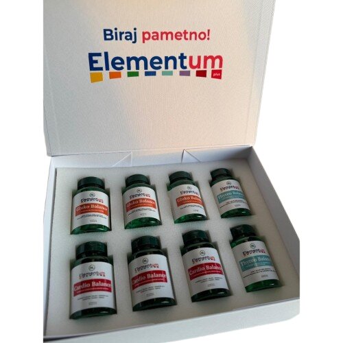 ELEMENTUM Set Cardio Balance, 3 komada + Thyreo Balance, 2 komada + Gluko Balance, 3 komada Slike