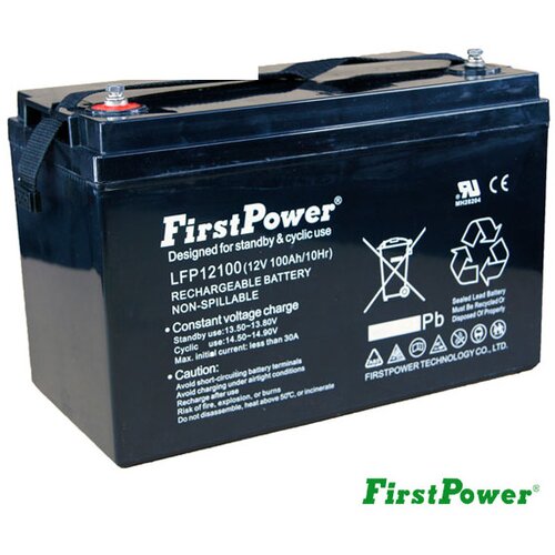 FirstPower 12V 100Ah LFP12100 terminal T9 Slike