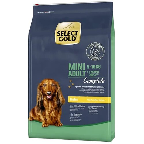 Select Gold dog complete mini adult piletina 10 kg Slike