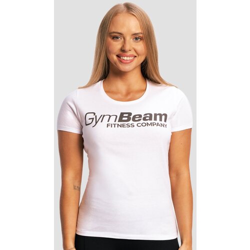 GymBeam Ženska majica Fitness White Cene