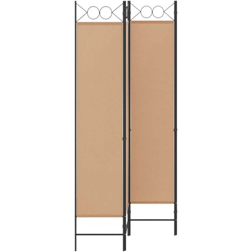  4-panelni pregradni zid Bež 160 x 200 cm Tkanina - Bež 160 x 200 cm Slike
