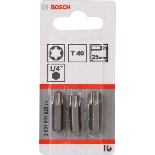 Bosch extra-hard bit Torx T40 dužina 25mm 3/1 Slike