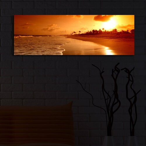 Opviq Slika na platnu sa LED osvetljenjem 30x90cm Cene