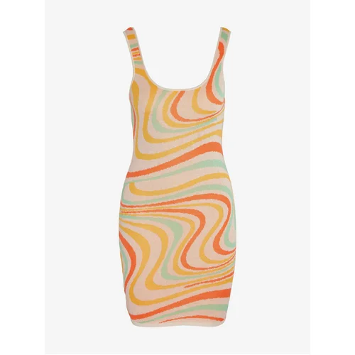 Noisy May Orange Women Patterned Pencil Alana - Women