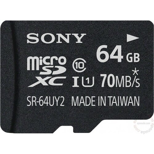 Sony MicroSD 64GB SR64UYA memorijska kartica Slike