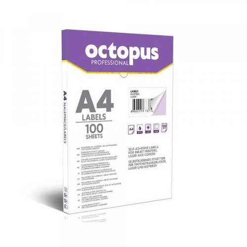 Octopus Nalepnice A4/1 210x297 1/500 UNL-2507 Slike