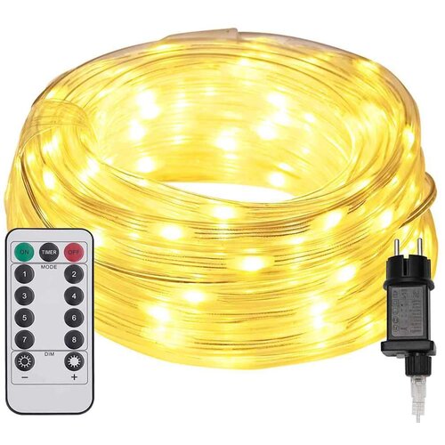 VidaXL Svjetlosna uže s 120 LED svjetlima Topla bijela 5 m PVC Slike