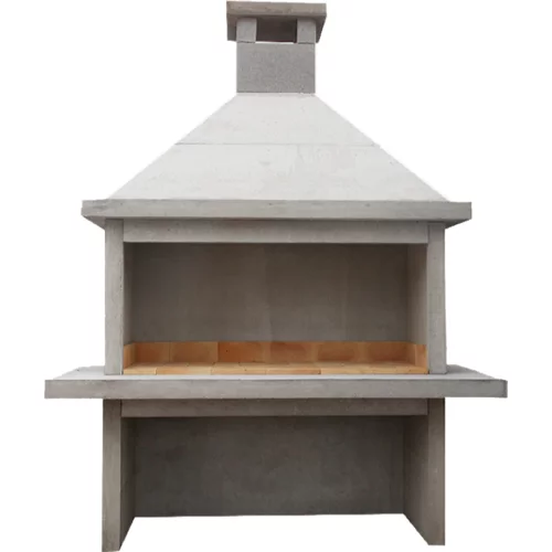 x Kamin za roštiljanje glatki beton (Dimenzija ložišta: 140 65 cm)