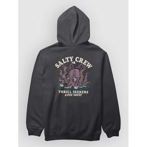 Salty Crew Kraken Monst Pulover s kapuco black Cene