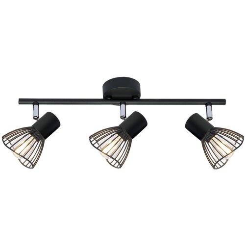 Candellux Lighting Fly Plafonska Lampa Crna 3 3x40W E14 Cene