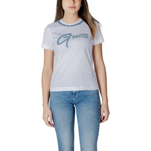 Guess CN SS JEANS CHAIN TE W5GI03 I3Z14 Bijela Slike