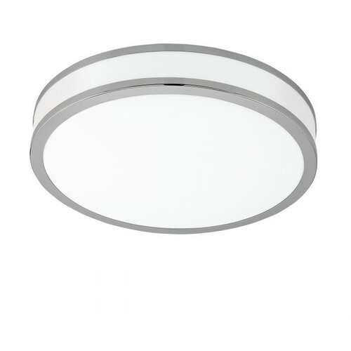 Eglo palermo 2 plafonjera/1, led, 24w, 2600lm, prečnik 410,hrom/bela Cene