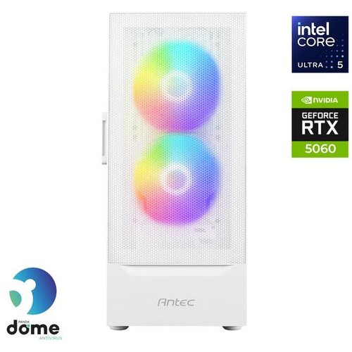 ANNI gaming namizni računalnik Gamer Advanced U5 225F 225F/16GB/1TB SSD/RTX 5060/bela Cene