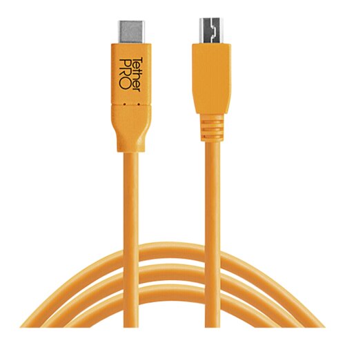 Tethertools USB kabel USB 2.0 USB-C&reg; vtič\, USB-mini-B vtič 4.60 m oranžna CUC2415-ORG, (20415766) Cene