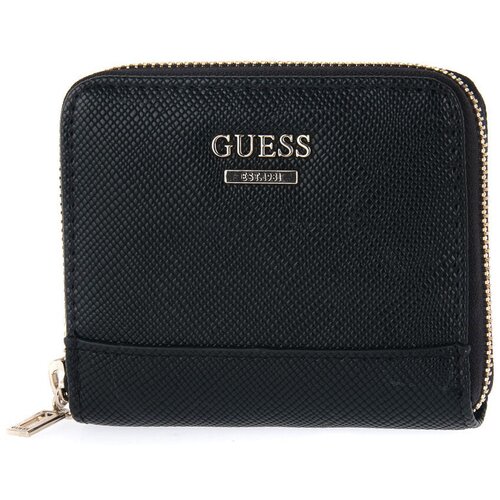 Guess Denarnica NOELLE SMALL RAOUND Črna Slike