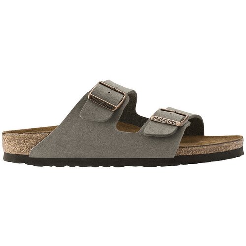 Birkenstock Natikači Arizona Birkibuc Stone Siva Slike